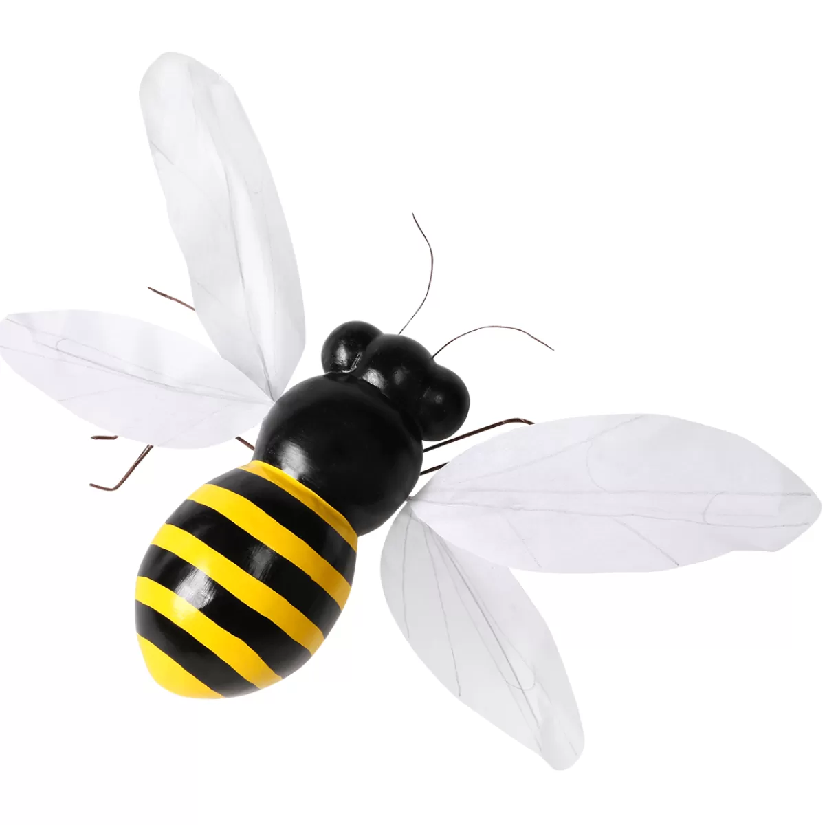 DecoWoerner Abeilles Factices Déco 40 Cm