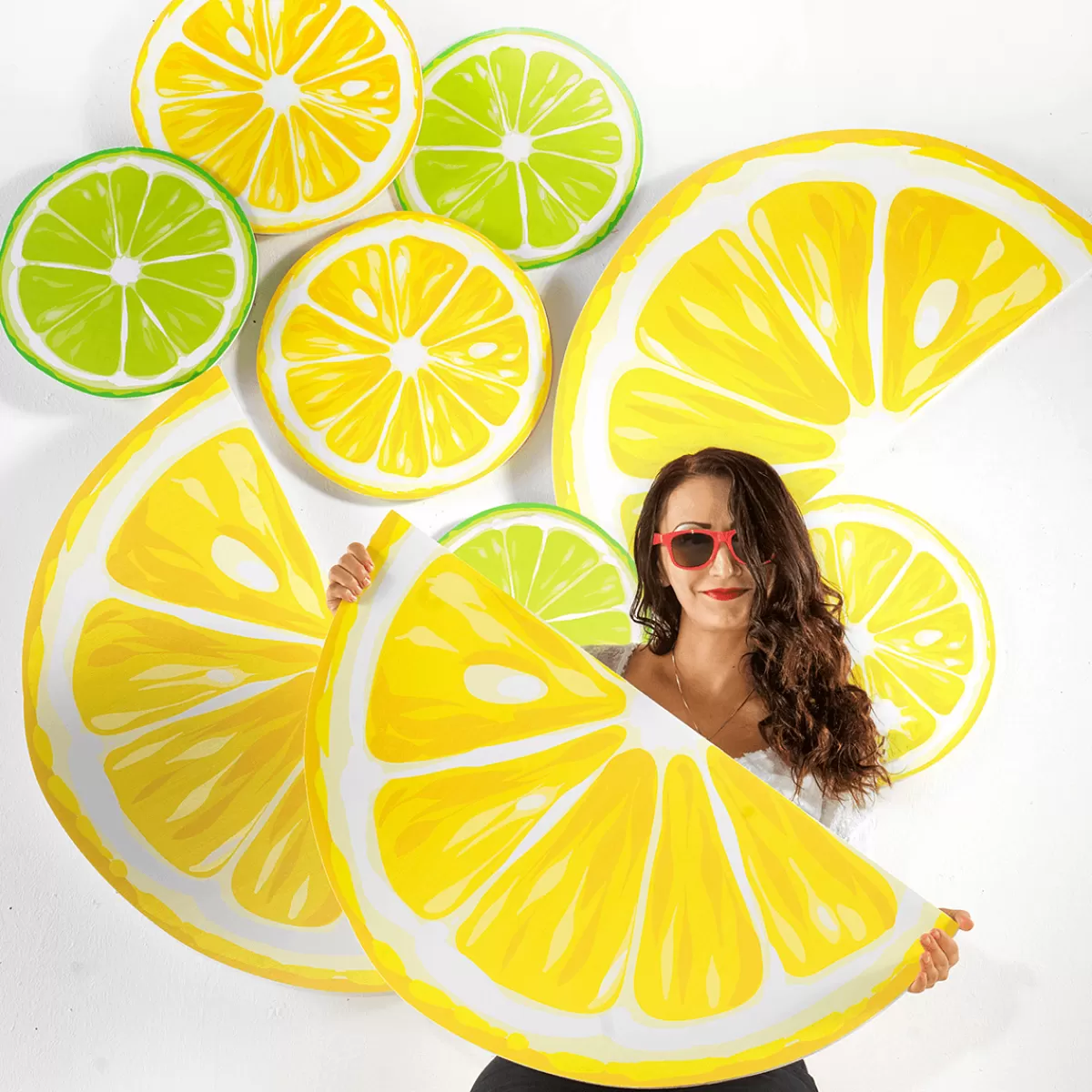 DecoWoerner Afficher Une Tranche De Citron De 88 Cm