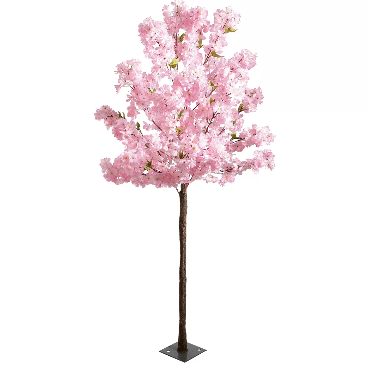 DecoWoerner Arbre à Fleurs De Cerisier Artificiel Avec Socle, 180 Cm