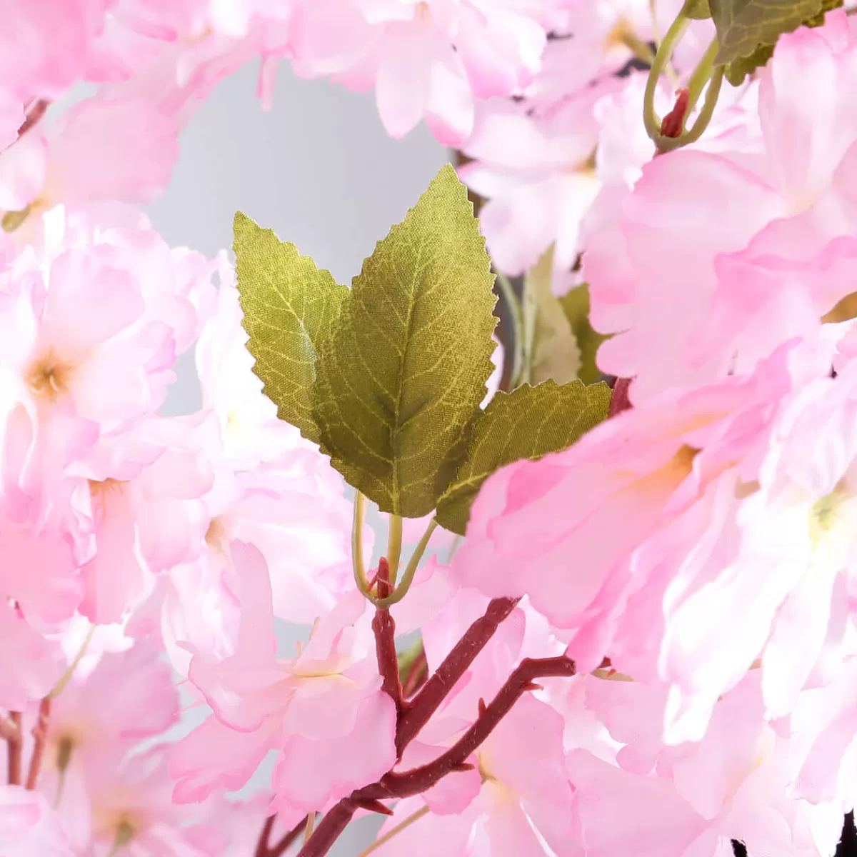 DecoWoerner Arbre à Fleurs De Cerisier Artificiel Avec Socle, 180 Cm