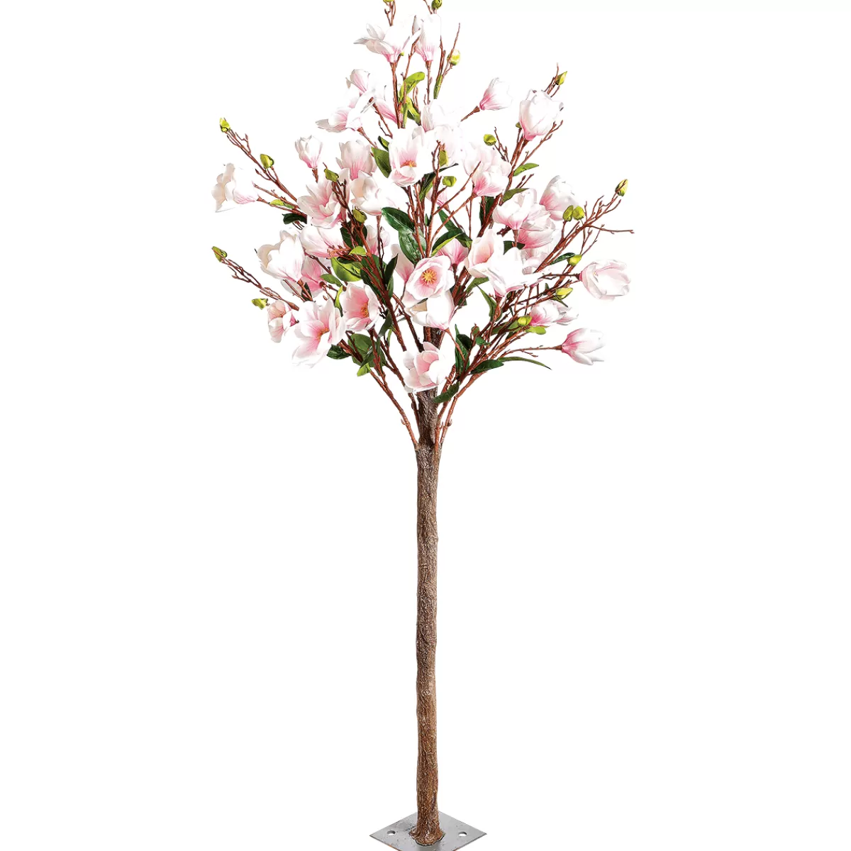 DecoWoerner Arbre à Fleurs De Magnolia Artificiel, 180 Cm