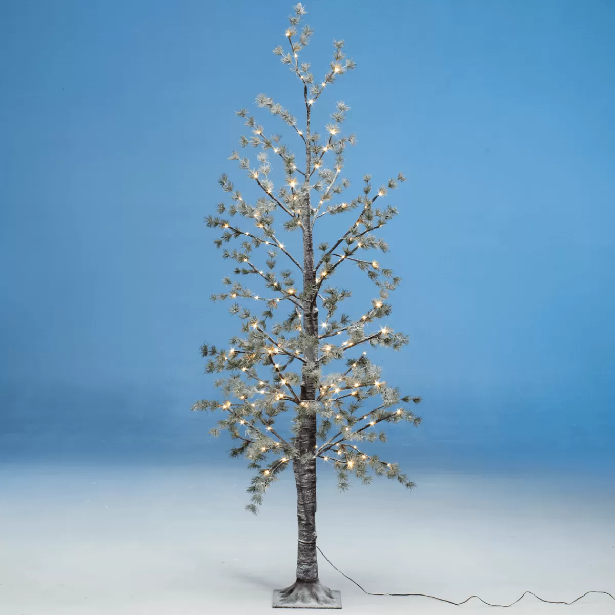 DecoWoerner Arbre à LED Blanc Chaud 210 Cm