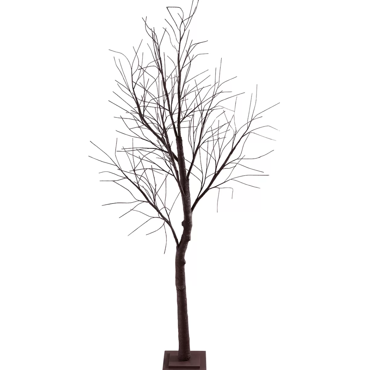 DecoWoerner Arbre Artificiel Sans Feuilles Brun, Haut. 200 Cm