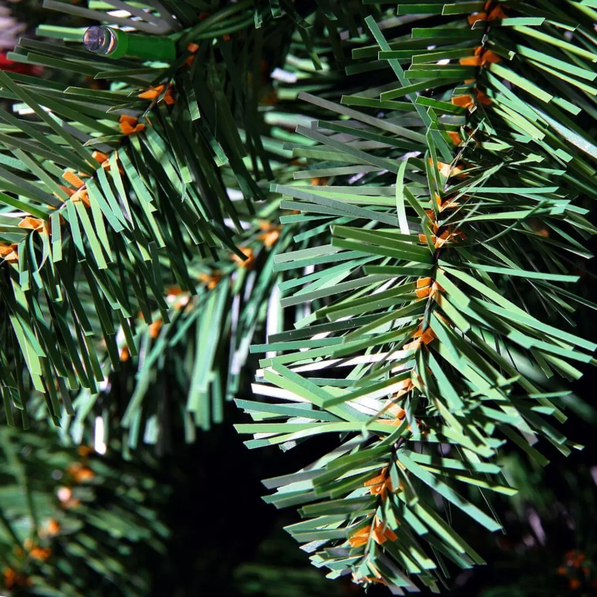 DecoWoerner Arbre De Noël Artificiel Sapin Blanc Avec LED 210 Cm