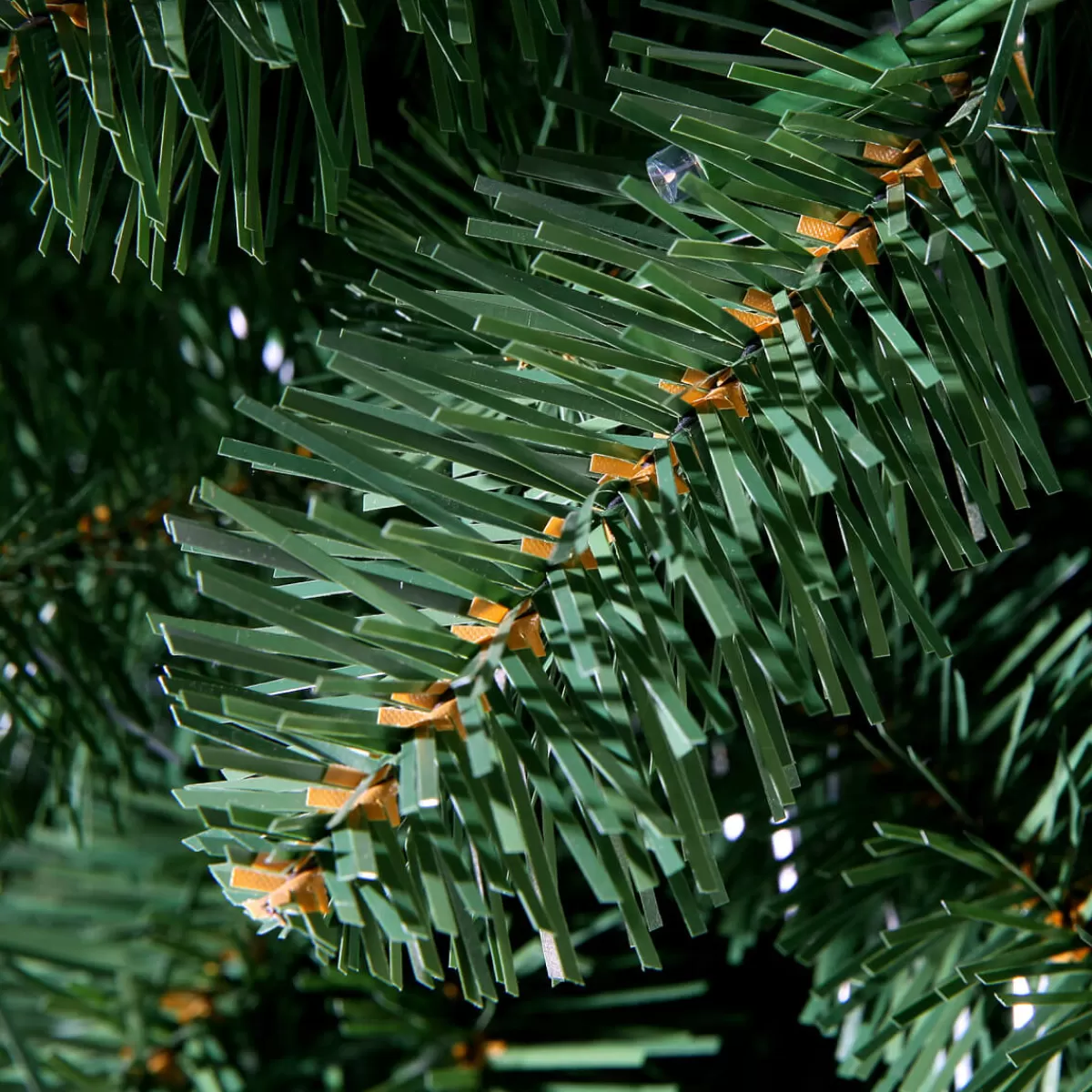 DecoWoerner Arbre De Noël Artificiel Sapin Blanc Avec LED 210 Cm