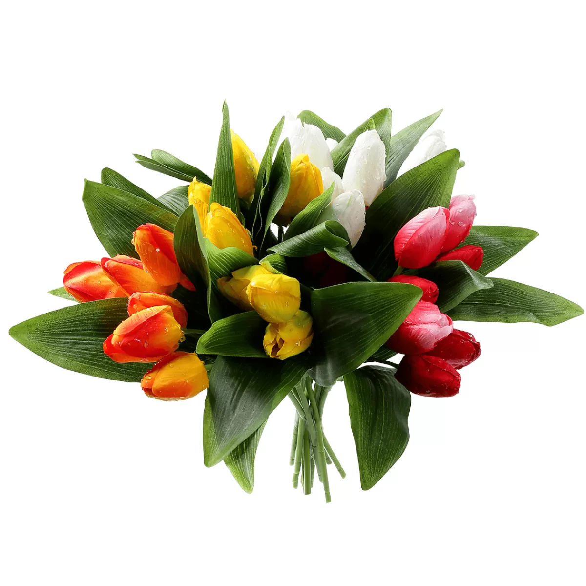 DecoWoerner Assortiment Bouquet De Tulipes Artificiel