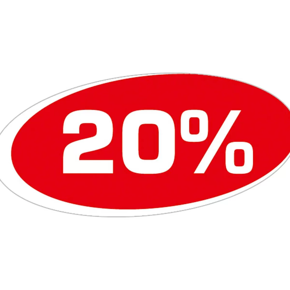 DecoWoerner Autocollant "20 %"