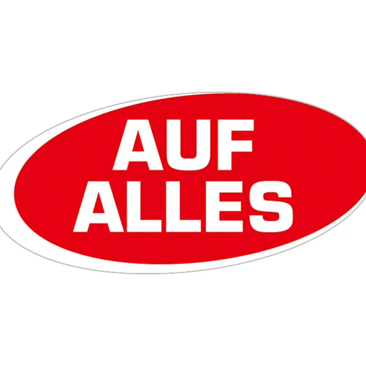 DecoWoerner Autocollant "Auf Alles" (Sur Tout)