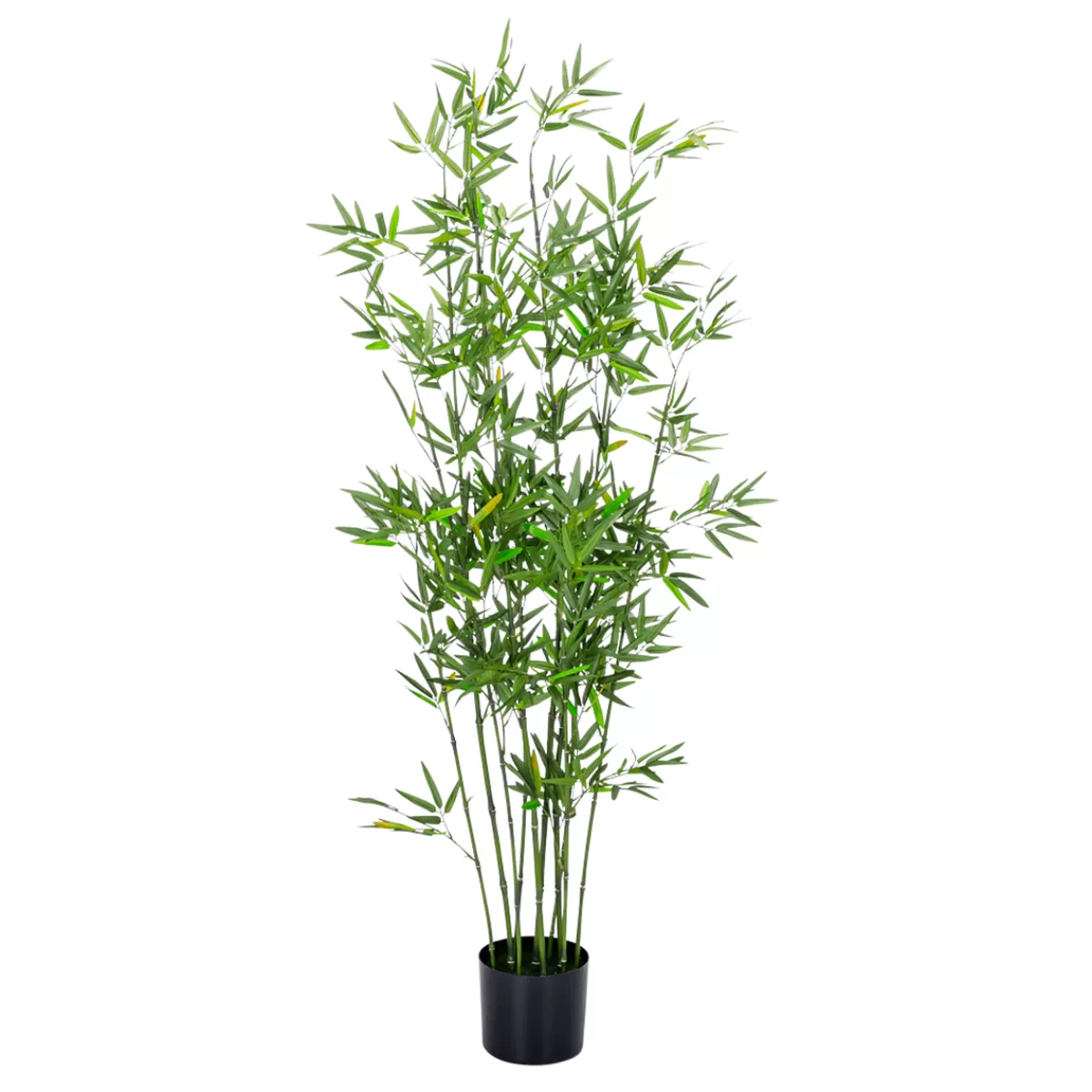 DecoWoerner Bambou Artificiel En Pot, 150 Cm