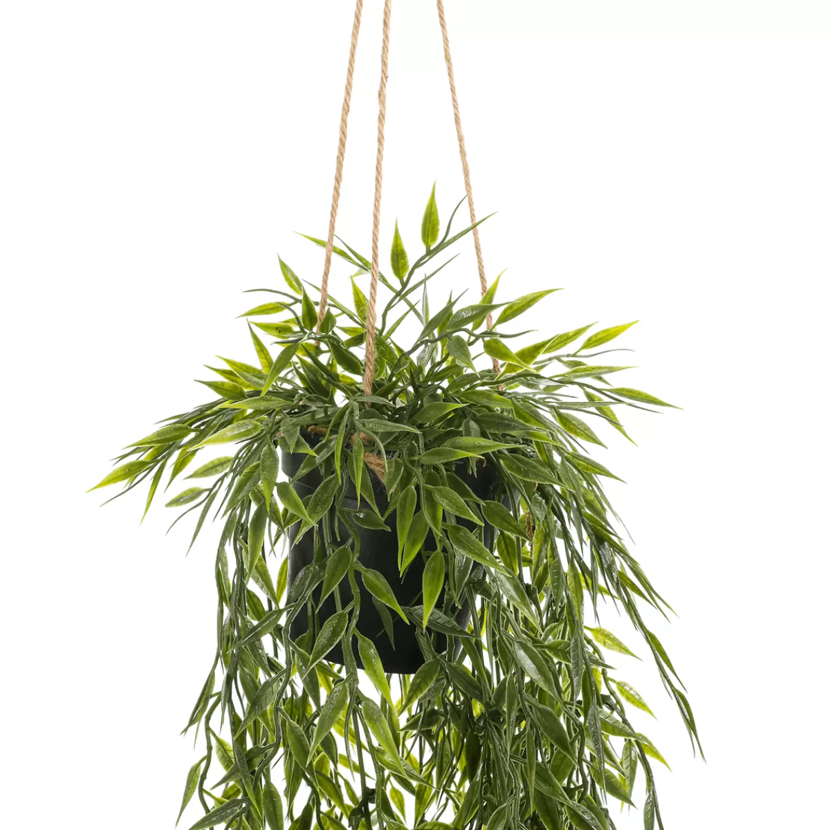 DecoWoerner Bambou Suspendu Plante Artificielle 20 X 50 Cm