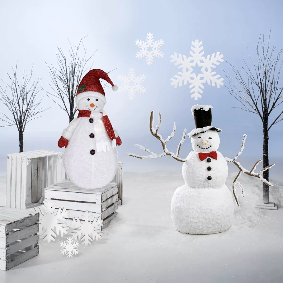 DecoWoerner Bonhomme De Neige, Haut. 120 Cm