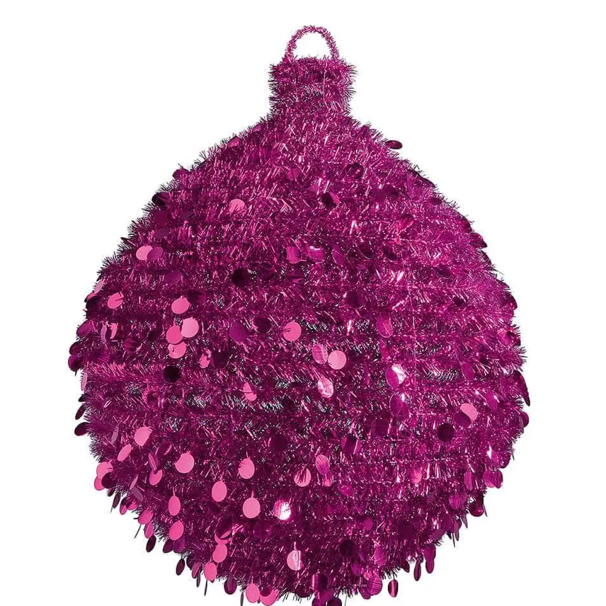 DecoWoerner Boule Déco En Lamé, Ø 100 Cm, Pink