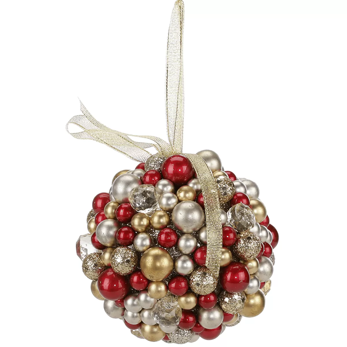 DecoWoerner Boule De Noël En Perles 11 Cm Ø