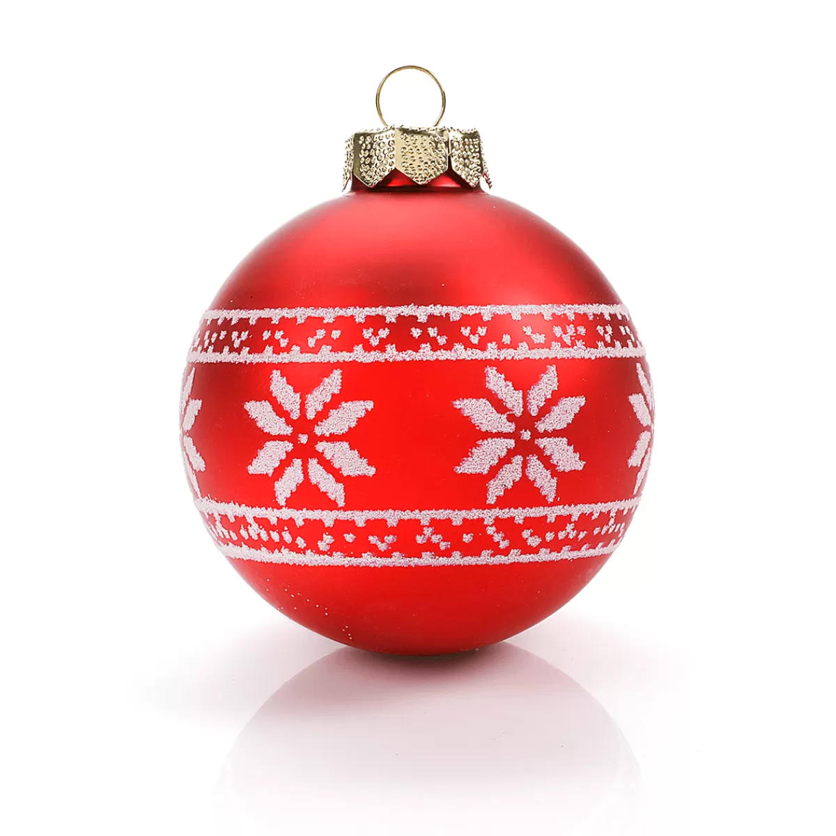 DecoWoerner Boule De Noël En Verre "Nordic" 8 Cm, 12 Pces