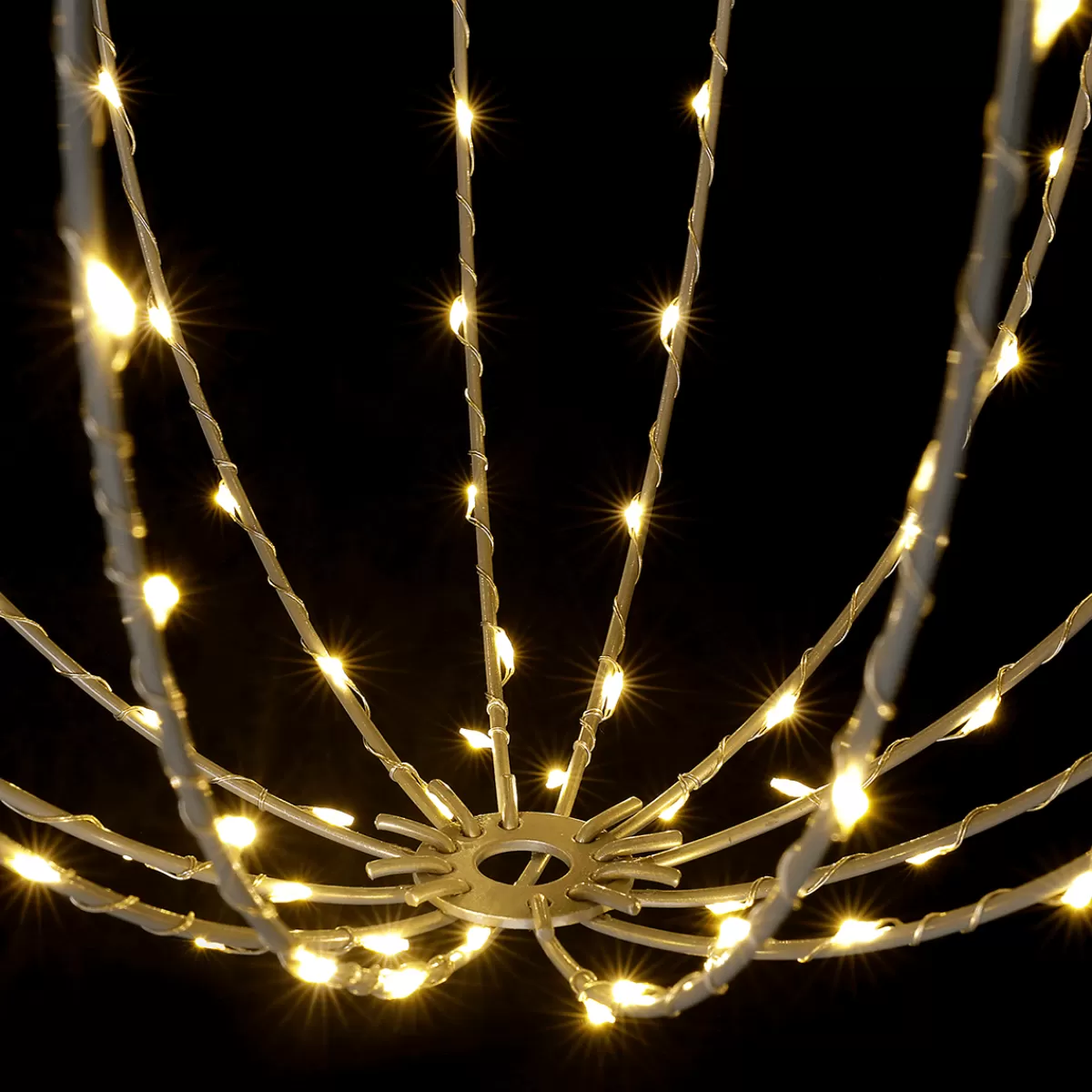 DecoWoerner Boule Lumineuse à LED Pour L'ext., LED Chaude - Blanc, Ø 30 Cm