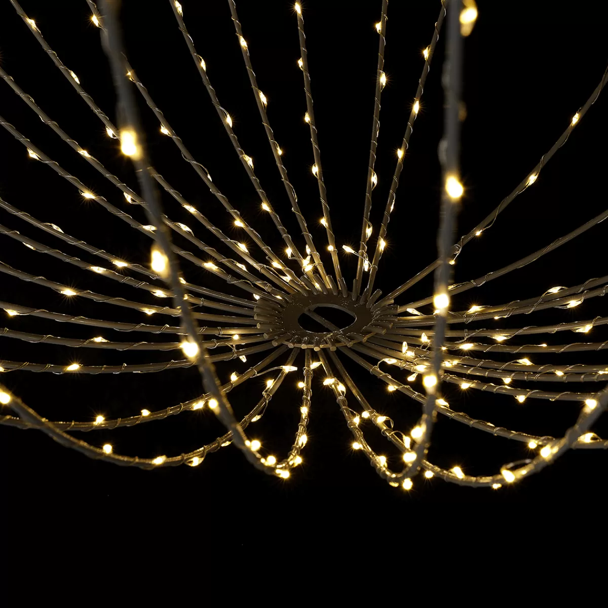 DecoWoerner Boule Lumineuse à LED Pour L'ext., LED Chaude - Blanc, Ø 80 Cm