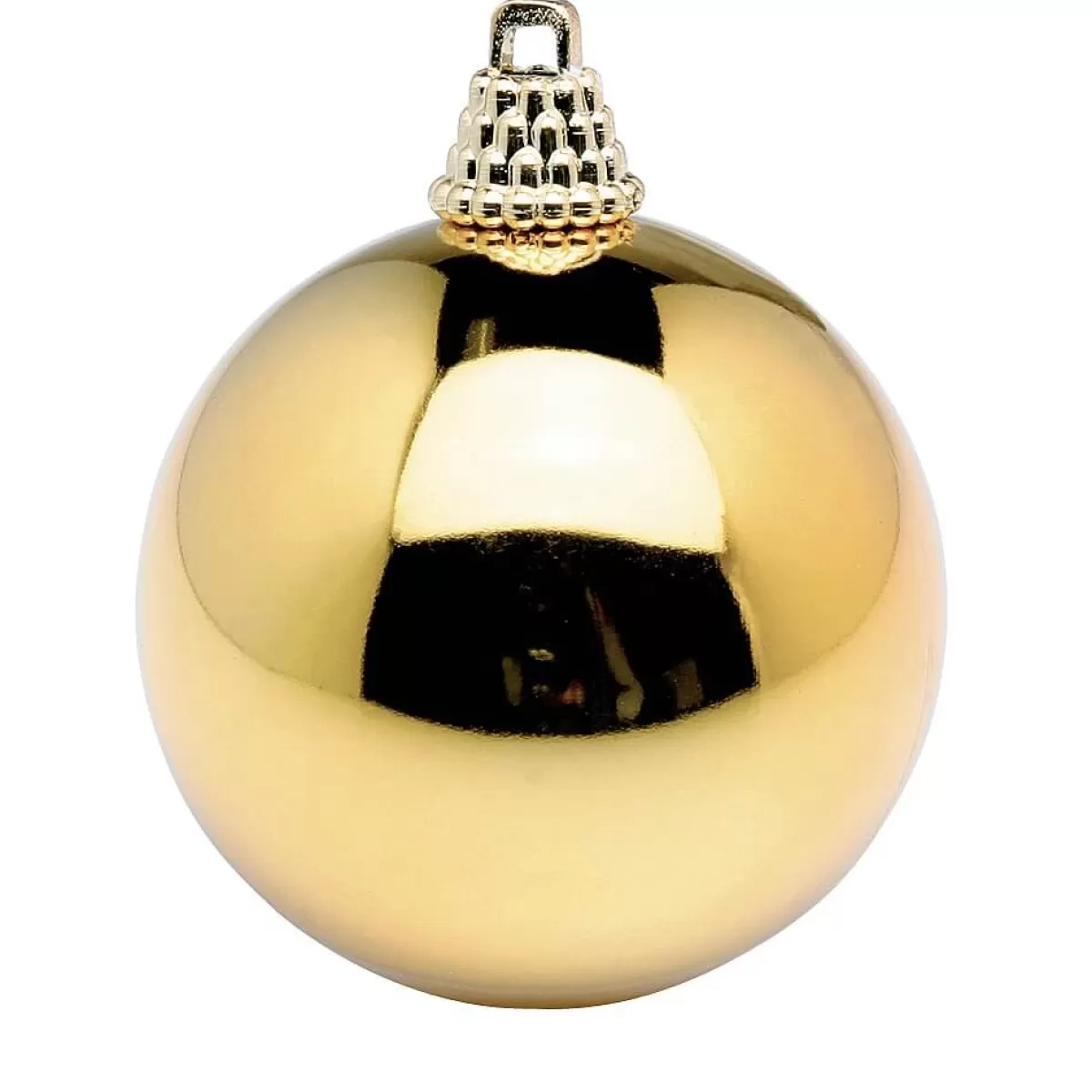 DecoWoerner Boules De Noël Brillantes En Plastique Dé, 6 Cm Ø - 24 Pièces