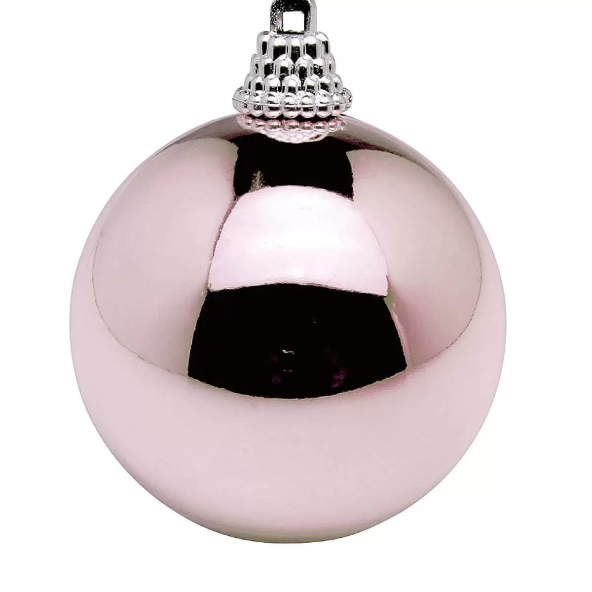 DecoWoerner Boules De Noël Brillantes Et Poudreuses En Plastique, 6 Cm Ø - 24 Pièces