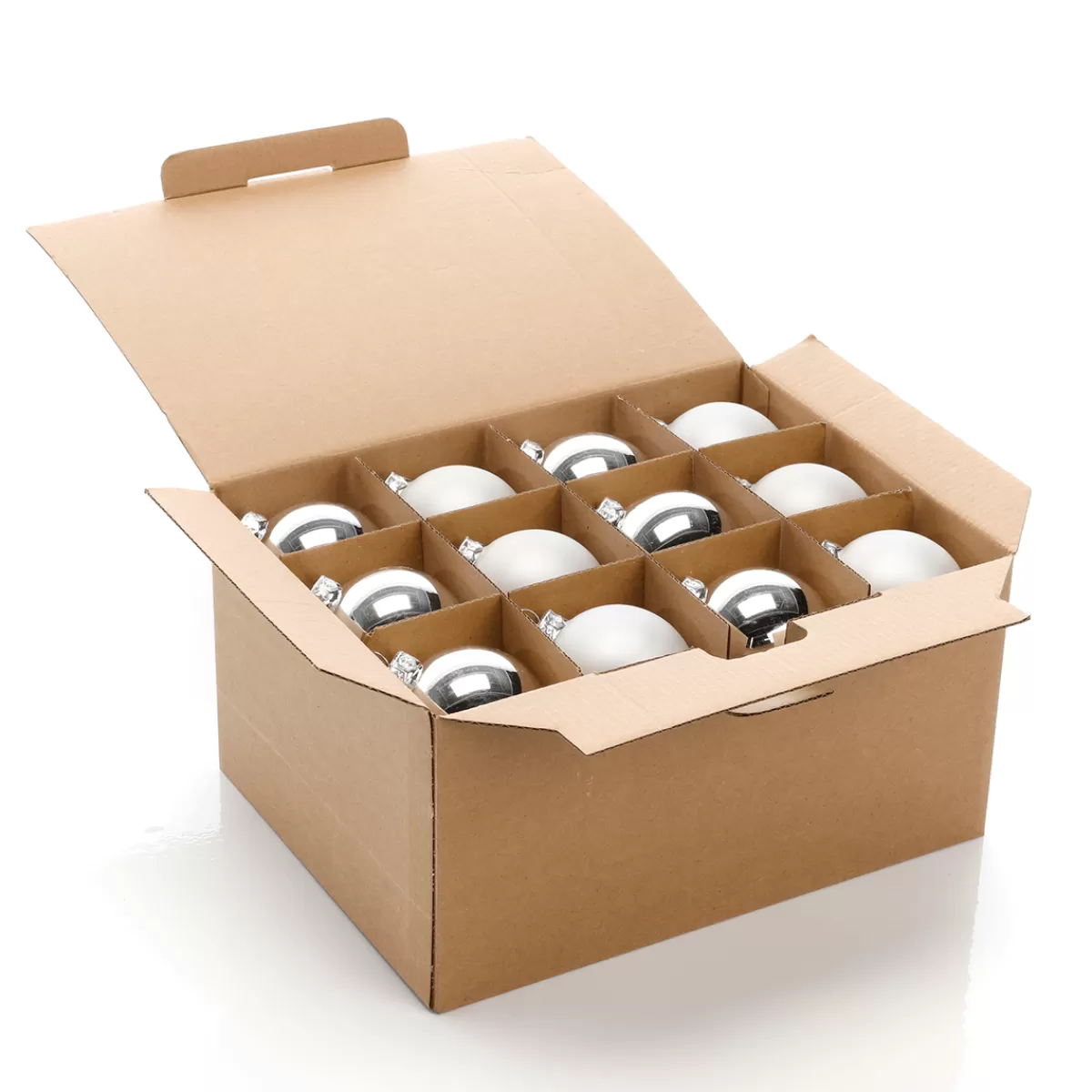 DecoWoerner Boules De Noël En Verre é 6 Cm Ø - 24 Pièces