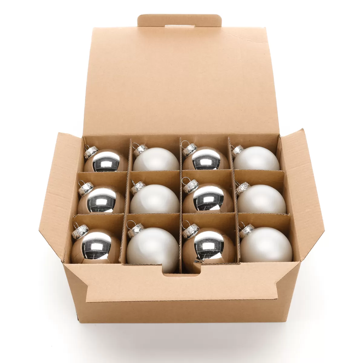 DecoWoerner Boules De Noël En Verre é 6 Cm Ø - 24 Pièces