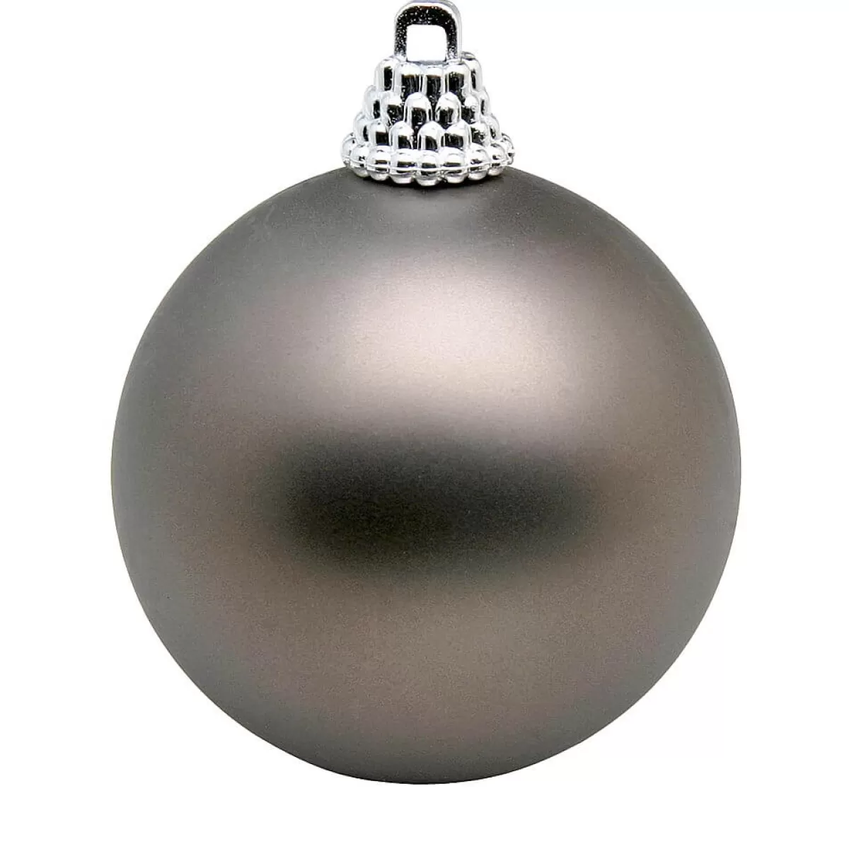 DecoWoerner Boules De Noël Acier Mat, 8cm - 12pièces