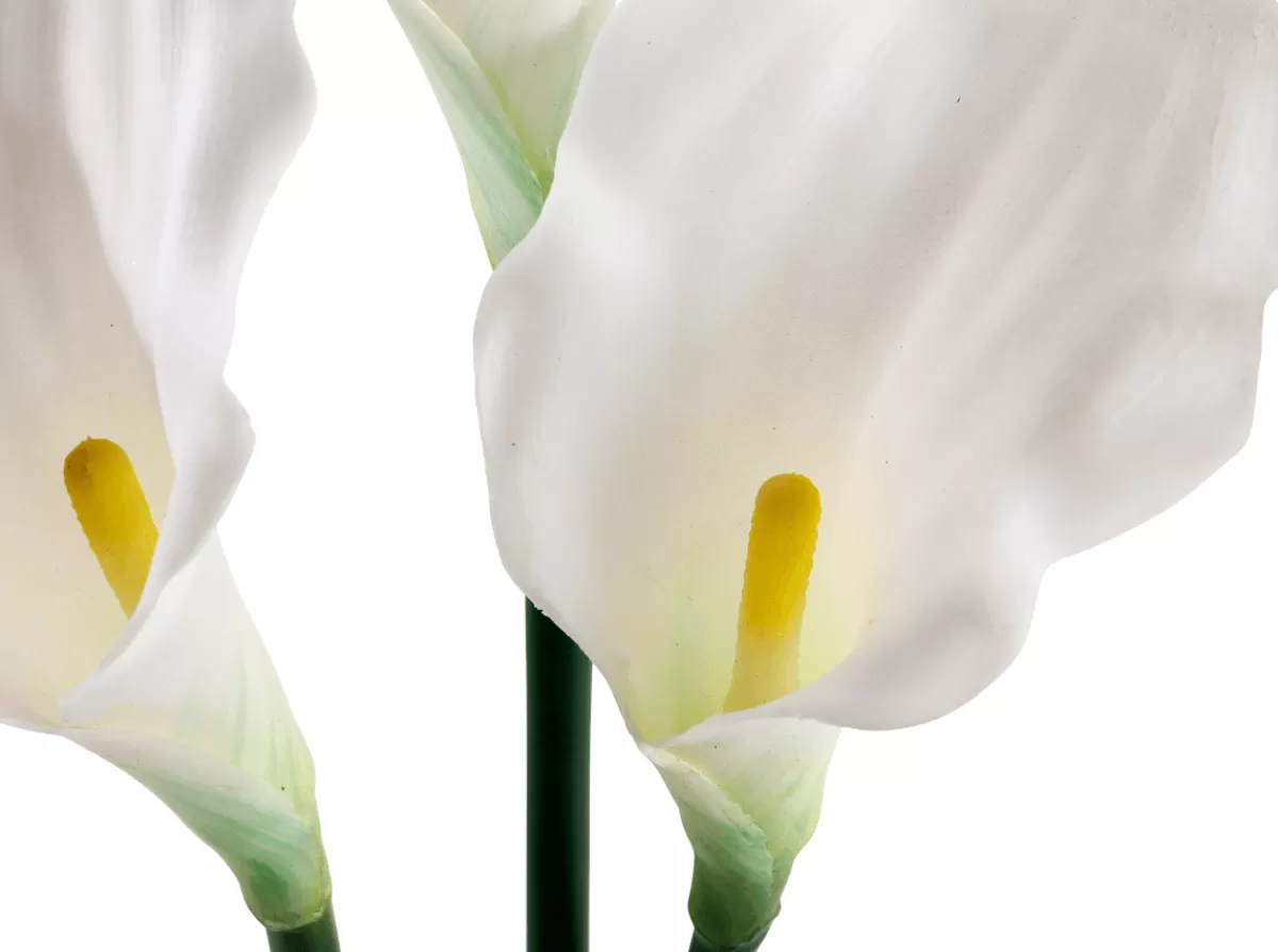 DecoWoerner Bouquet De Fleurs Artificielles-Calla 50 Cm