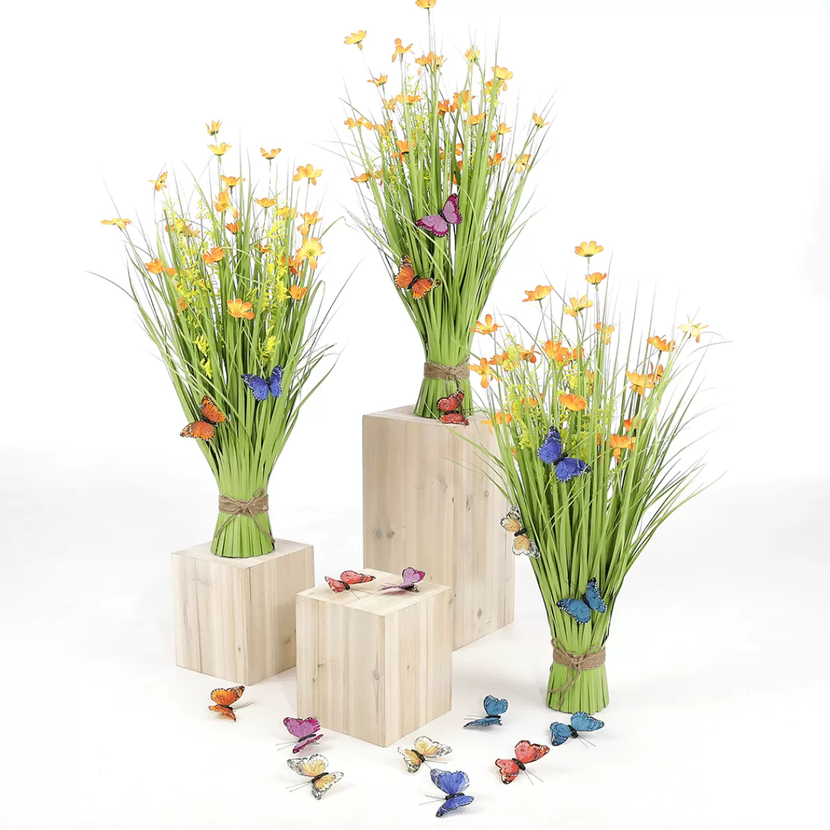 bouquet_de_gaz_artificiel_avec_fleurs_oranges_67_cm_3.webp DecoWoerner Bouquet De Gaz Artificiel Avec Fleurs s 67 Cm