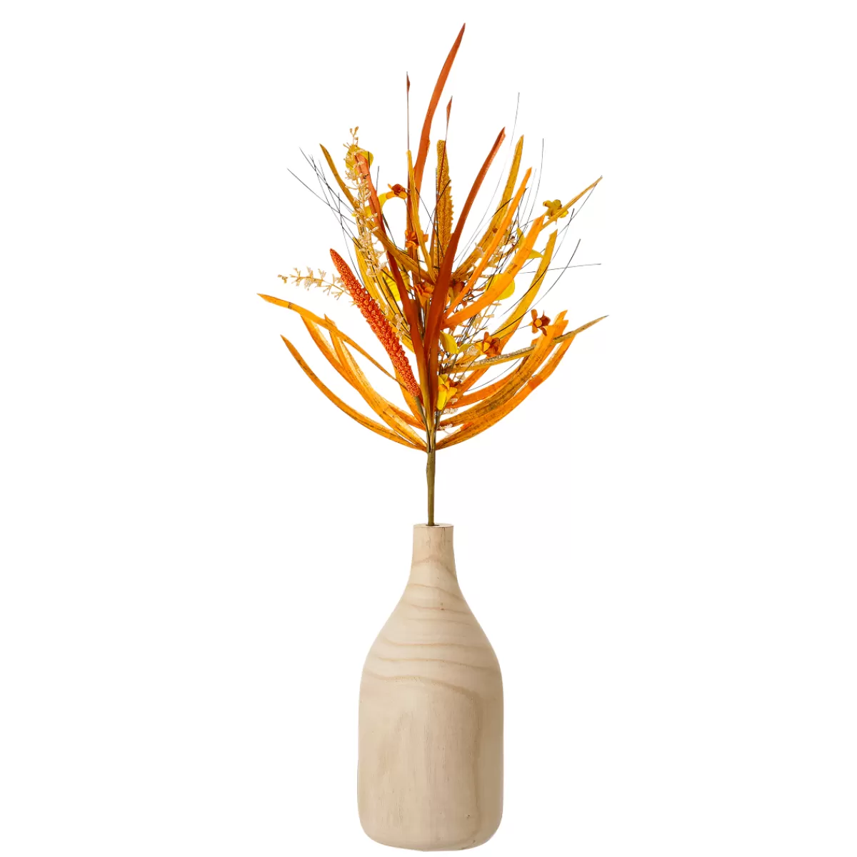 DecoWoerner Branche Artificielle De Décoration Automnale "Mélange D'automne" 2 Pièces 55 Cm