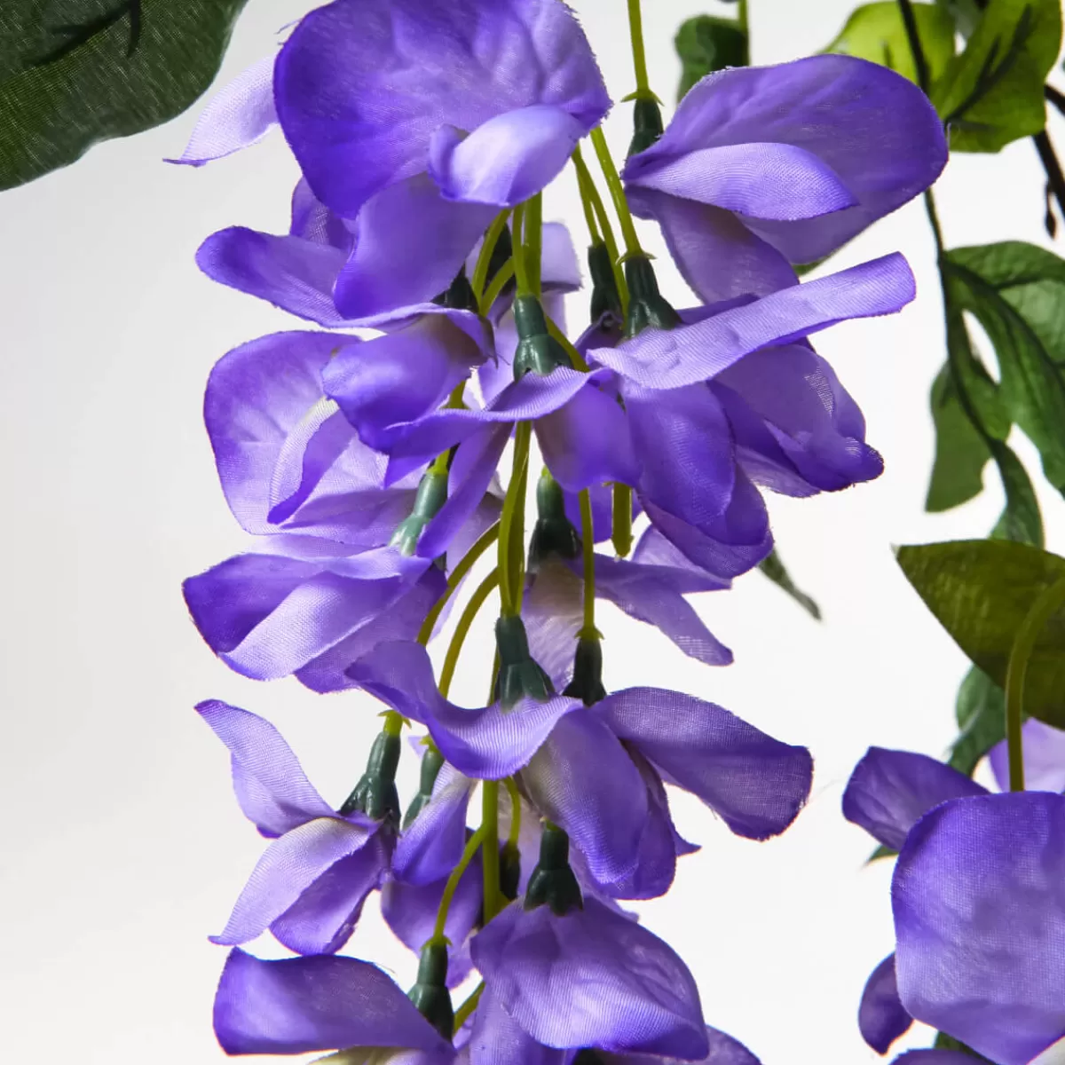 DecoWoerner Branche Artificielle Wisteria Laburnum, 140 Cm, Violet