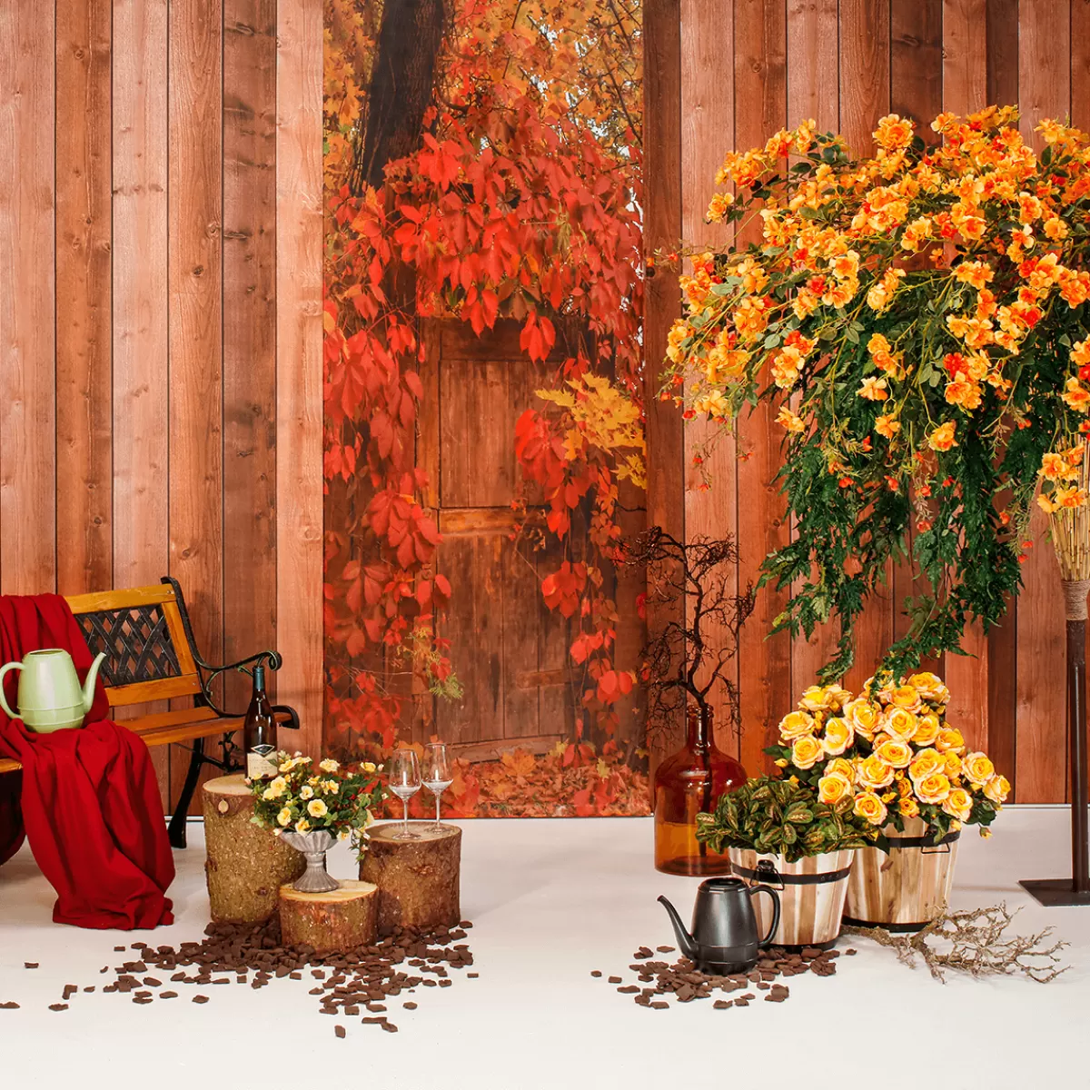 DecoWoerner Branche Décorative Artificielle, Longueur 90 Cm, , Sans Feuilles