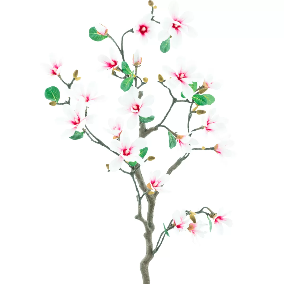 DecoWoerner Branche De Magnolia Artificielle 120 Cm