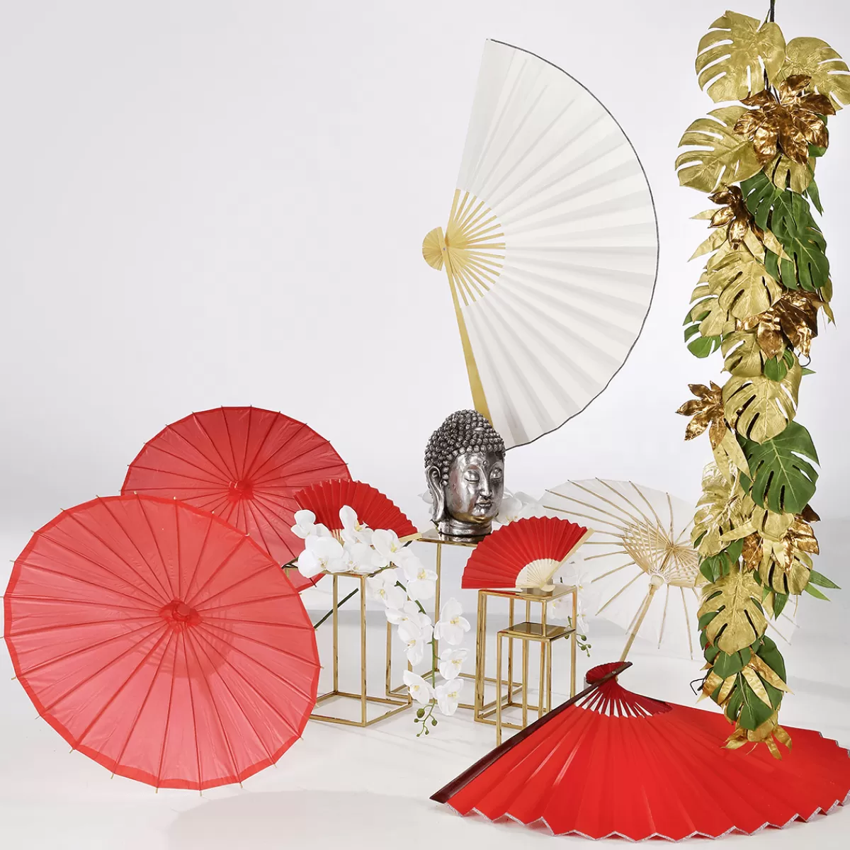 DecoWoerner Branche D'orchidée Décorative he 110 Cm