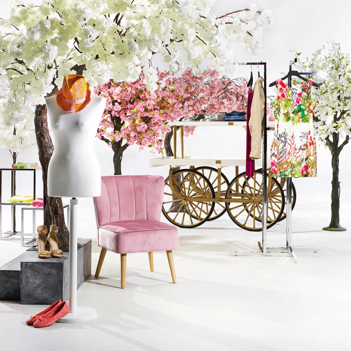 DecoWoerner Buste De Tailleur Femme, Buste 72 Cm, /