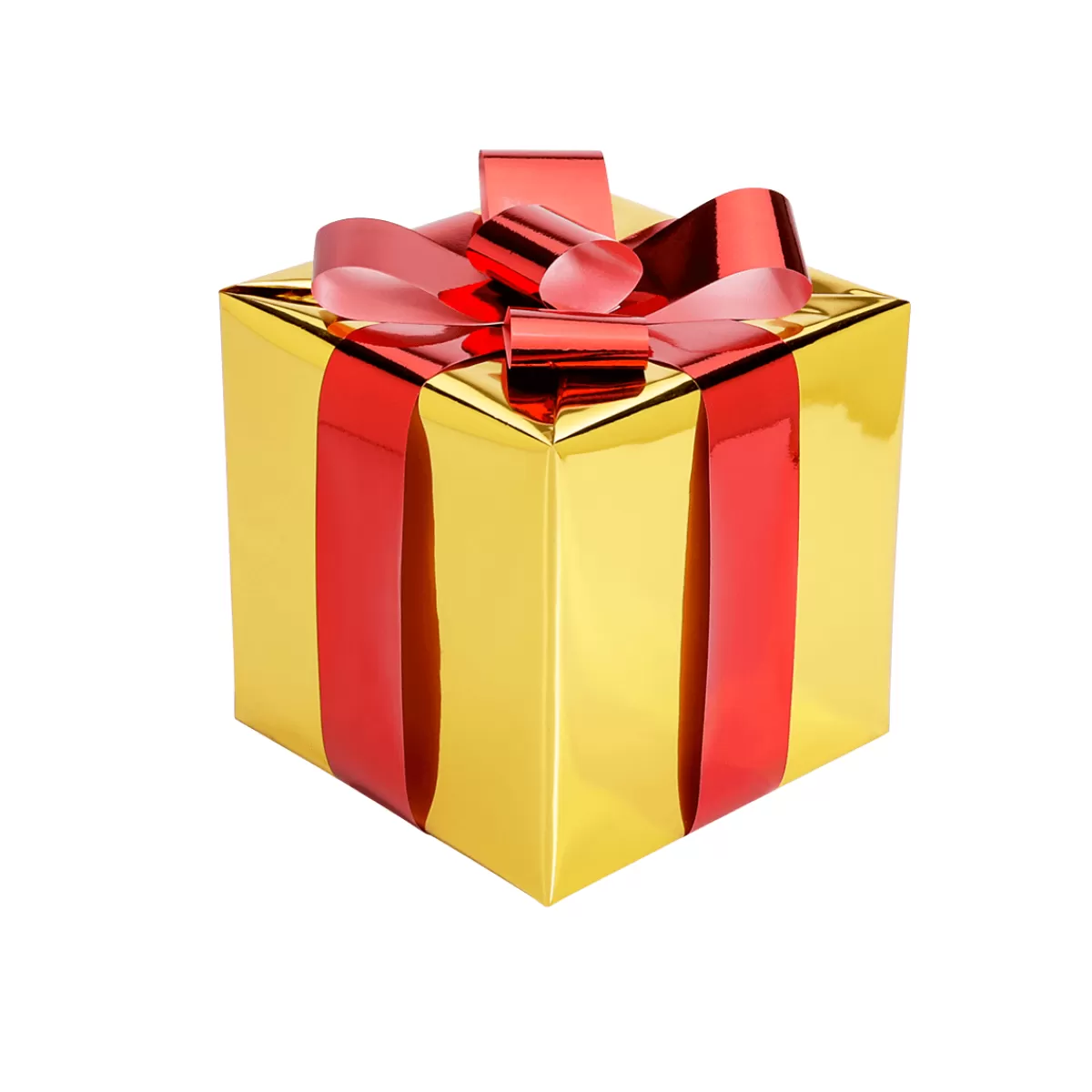 DecoWoerner Cadeau De Noël 20 Cm Avec Ruban Rouge