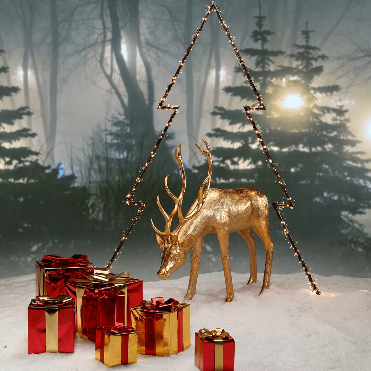 cadeau_de_nol_20_cm_or_avec_ruban_rouge_4-1.webp DecoWoerner Cadeau De Noël 20 Cm Avec Ruban Rouge