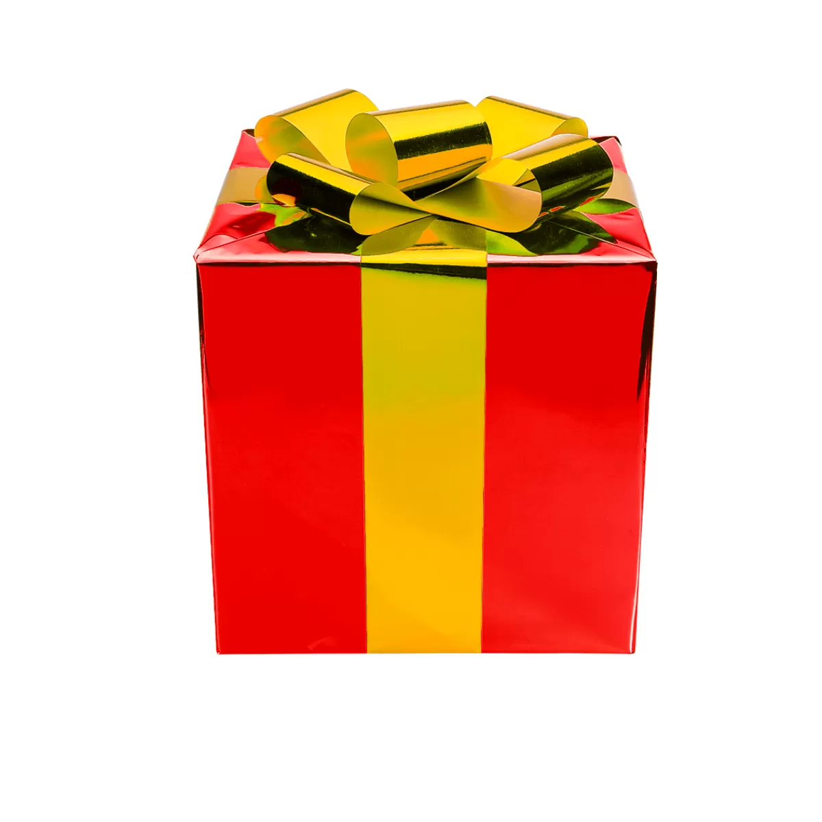 DecoWoerner Cadeau De Noël 30 Cm Avec Ruban Doré