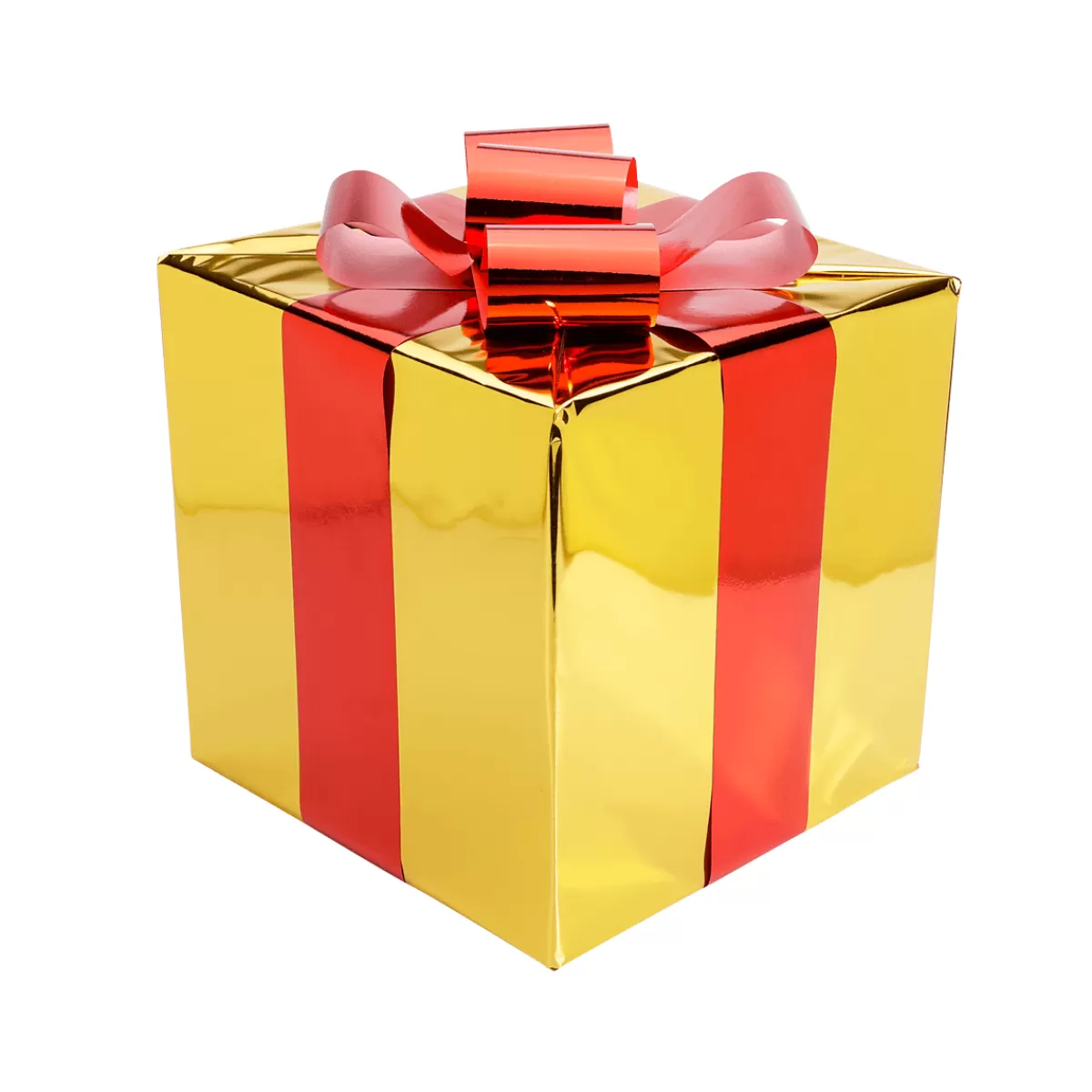 DecoWoerner Cadeau De Noël 40 Cm Avec Ruban Rouge