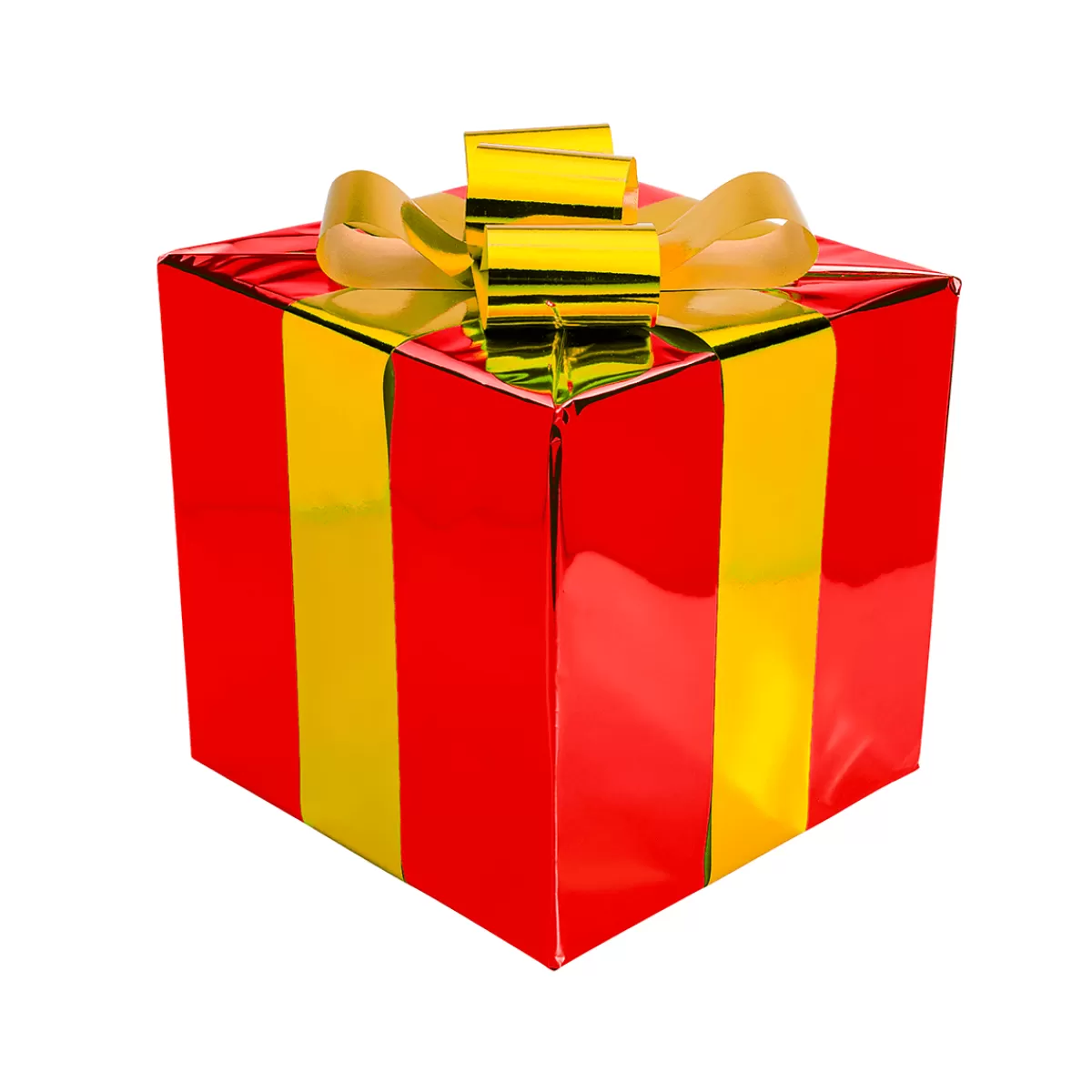 DecoWoerner Cadeau De Noël 40 Cm Avec Ruban Doré