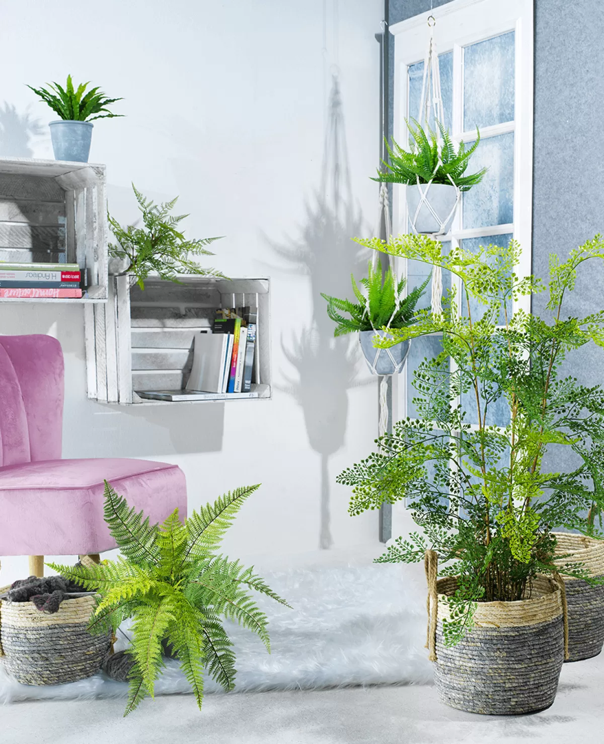 DecoWoerner Caisse En Bois Vintage Long. 50 Cm