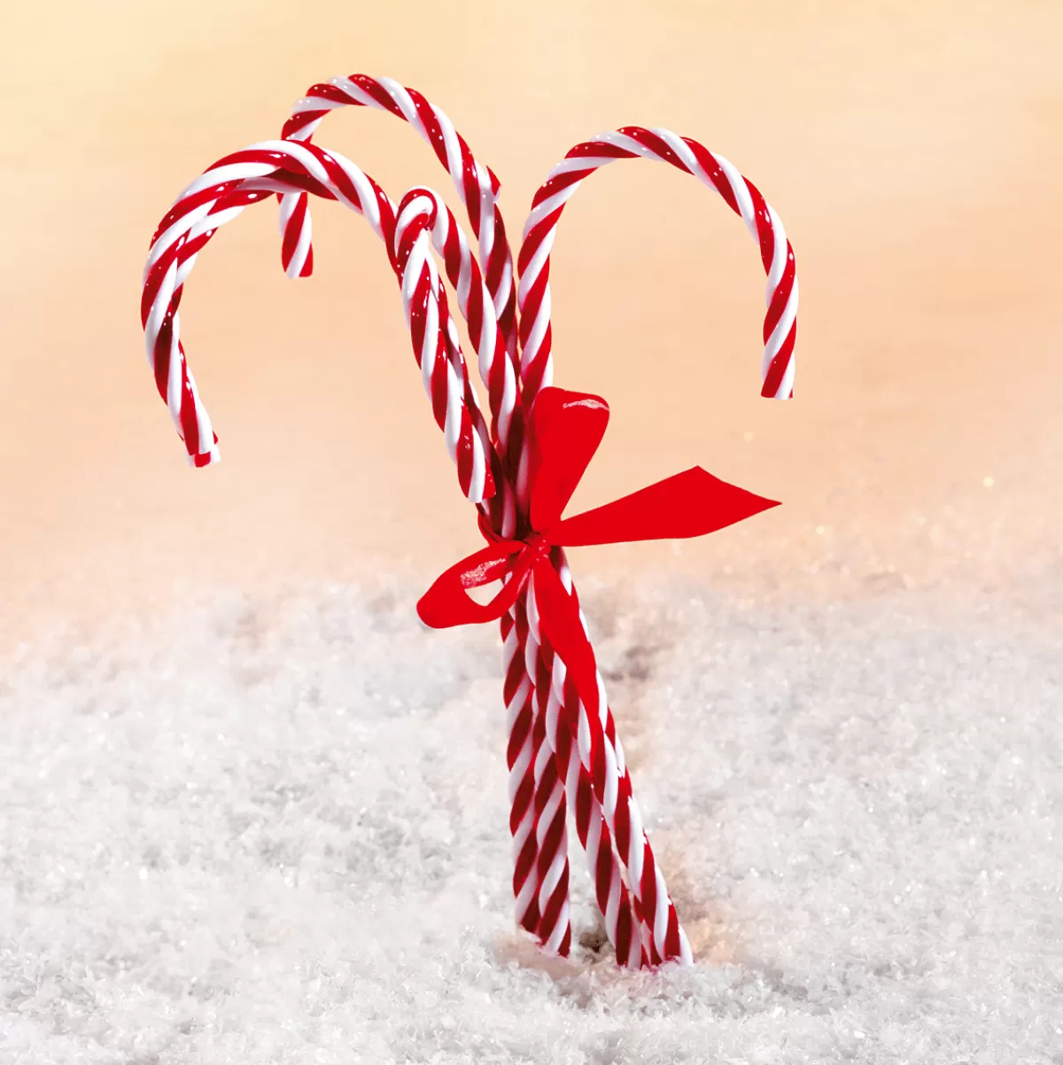 DecoWoerner Cannes En Sucre XXL Aliment Factice 5 Pces 40 Cm