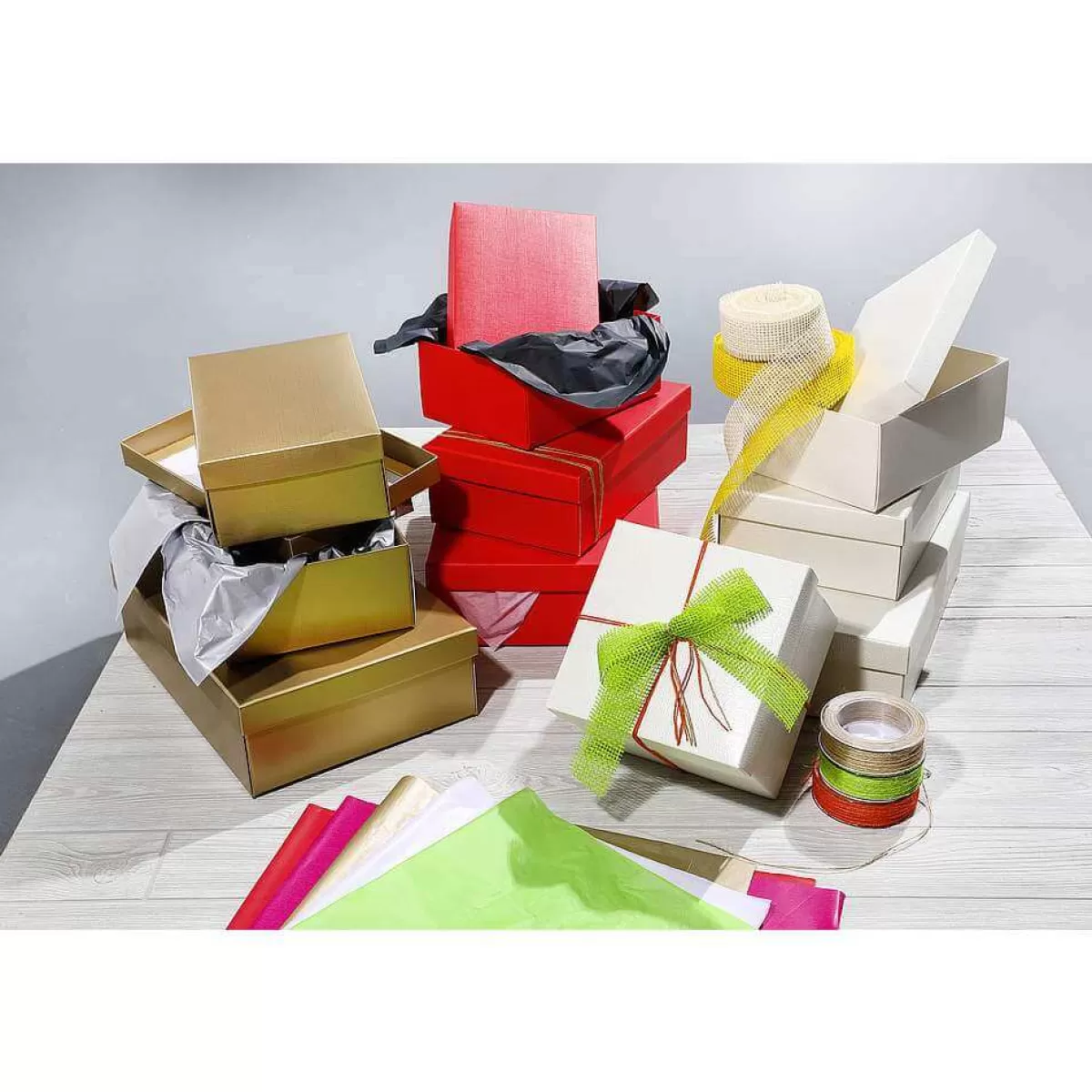 cartons_cadeaux_38_x_26_x_10_cm_rouge_10_pices_3.webp DecoWoerner Cartons Cadeaux 38 X 26 X 10 Cm, 10 Pièces