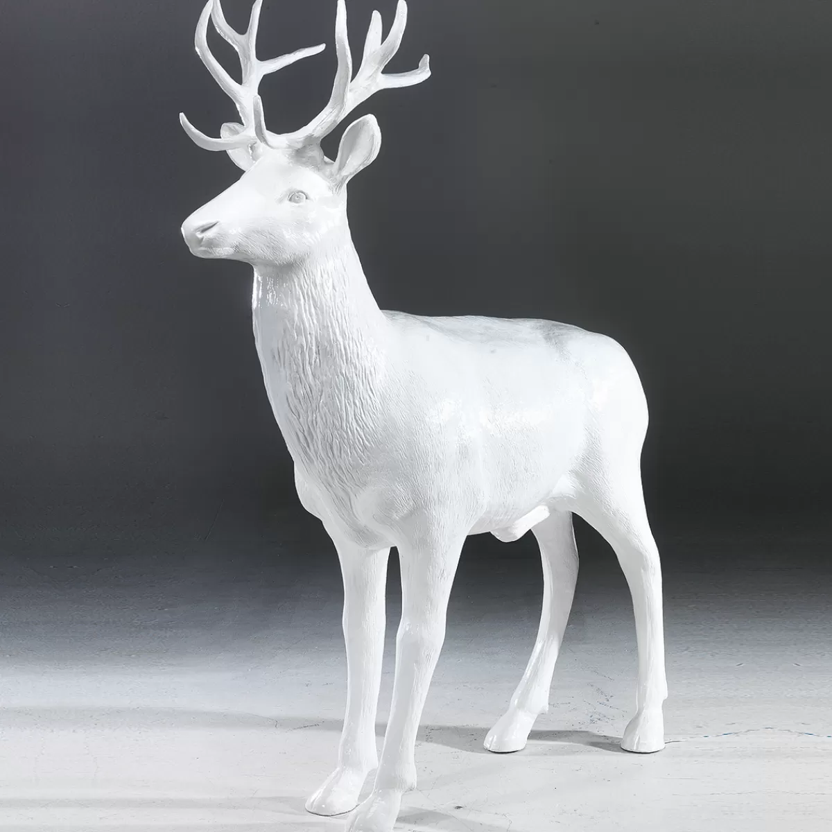 DecoWoerner Cerf Décoratif 231 Cm De Haut,
