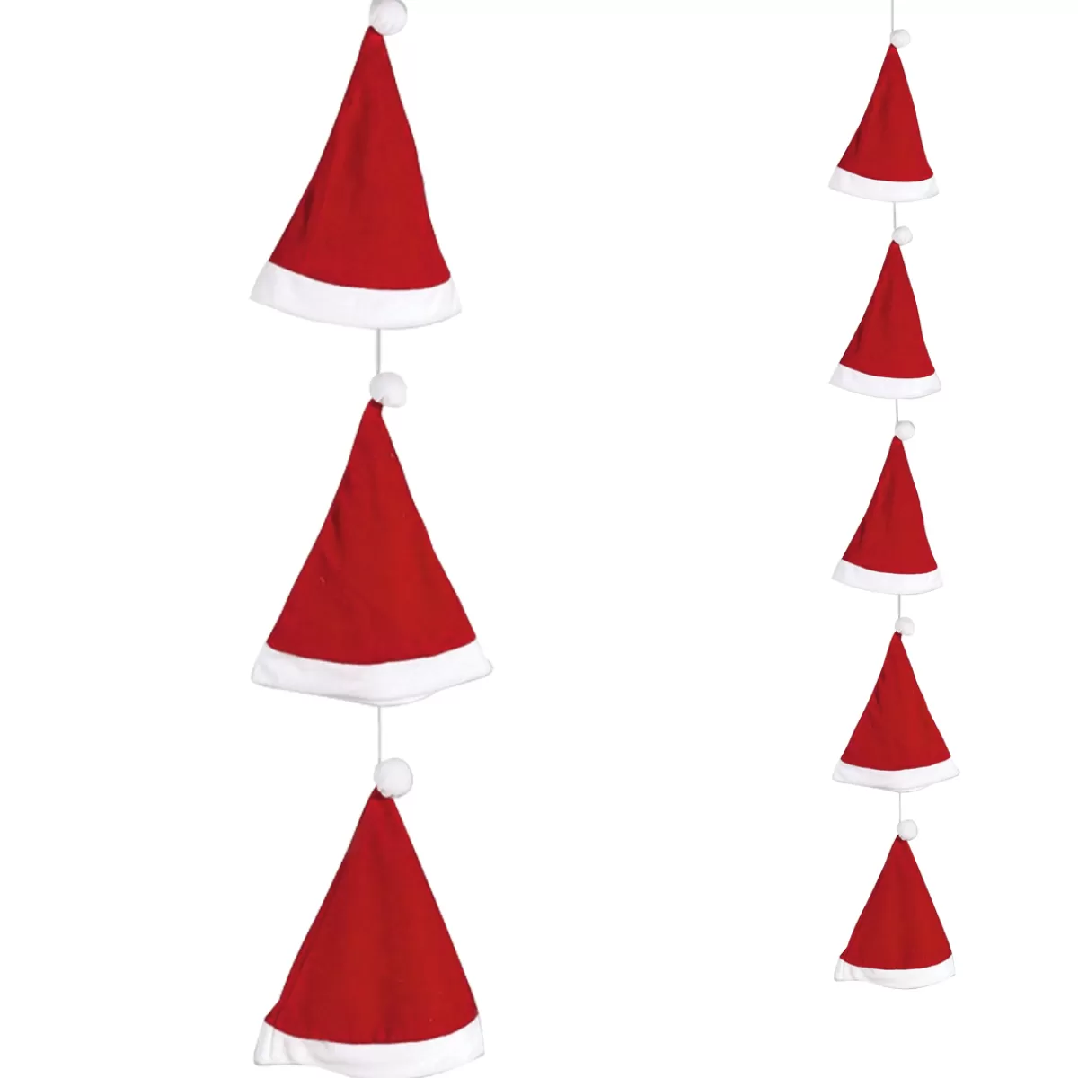 DecoWoerner Chaîne De Bonnets De St-Nicolas 250 Cm