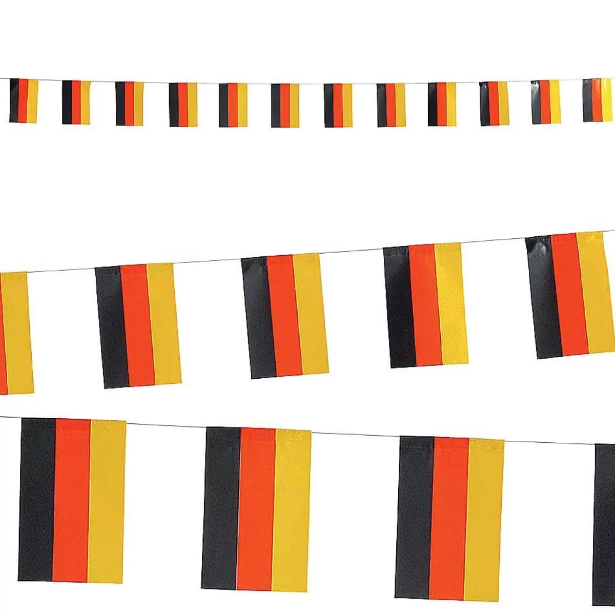 DecoWoerner Chaîne De Drapeaux Allemagne Papier 5 M