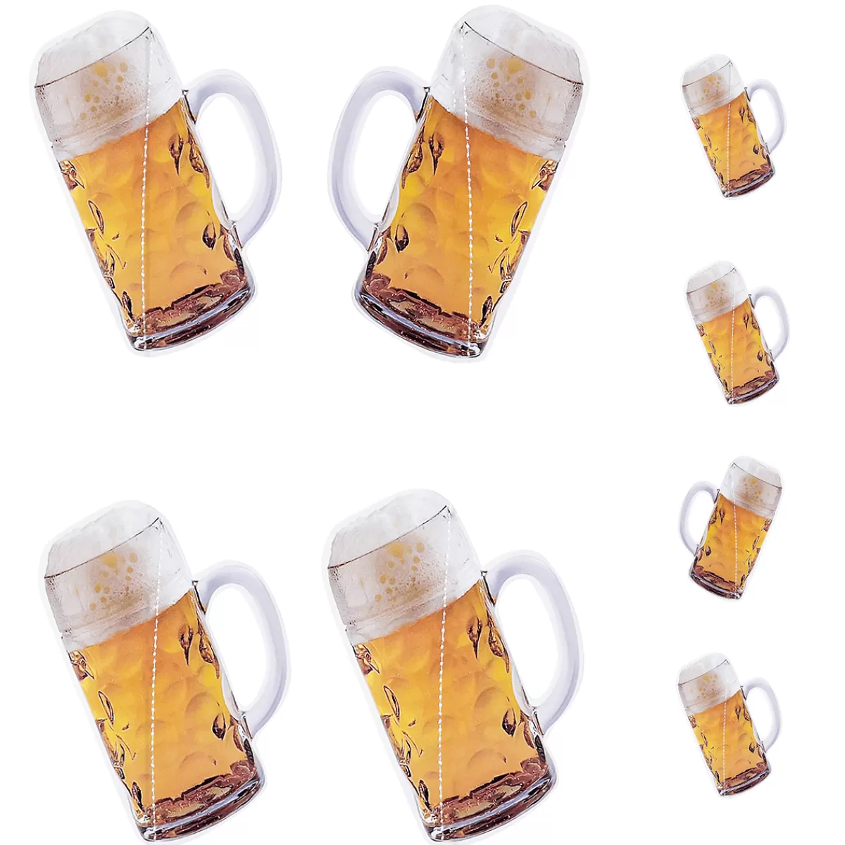 DecoWoerner Chaîne De Présentation De Chopes De Bière 100 X 14 Cm Imprimée Des Deux Côtés Décoration Oktoberfest