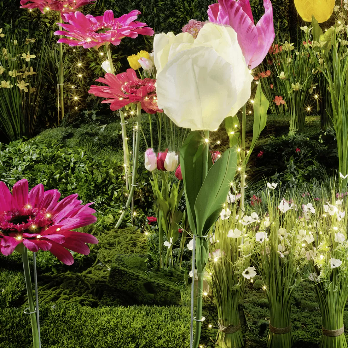 DecoWoerner Chaîne Lumineuse à Fil à LED Feu D’artifice Pour L’ext., 100 LED, 6 M