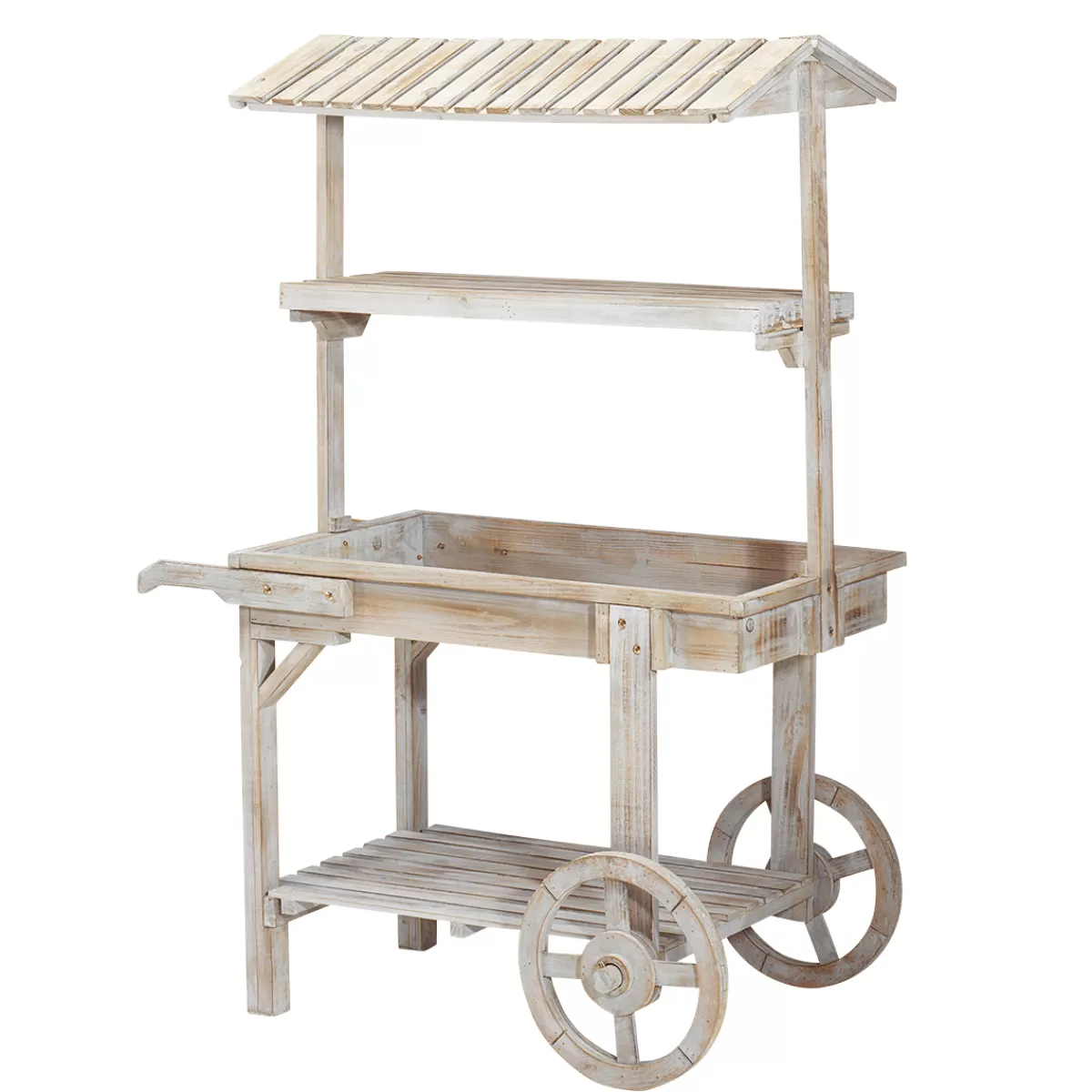 DecoWoerner Chariot Vintage Haut. 130 Cm