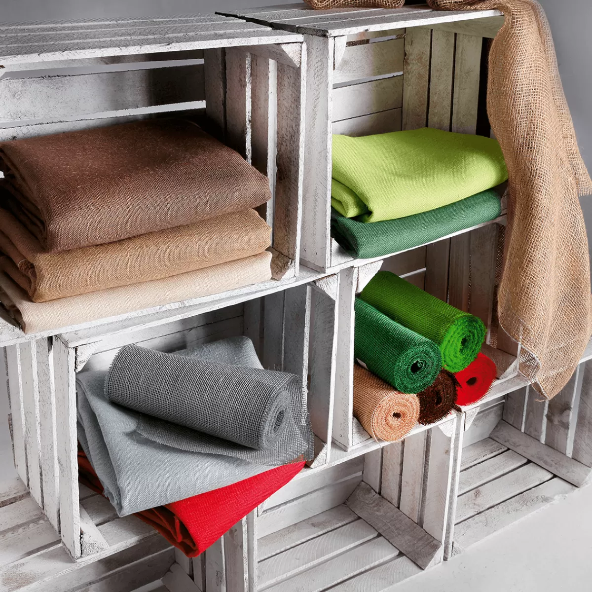 DecoWoerner Chemin De Table En Jute Nature, Larg. 30 Cm, 10 M