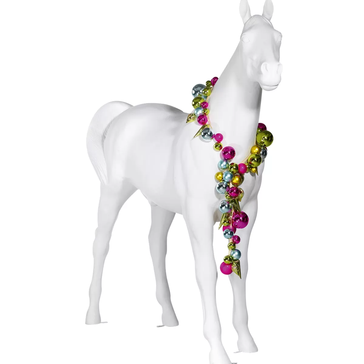 DecoWoerner Cheval Décoratif De 195 Cm De Haut,