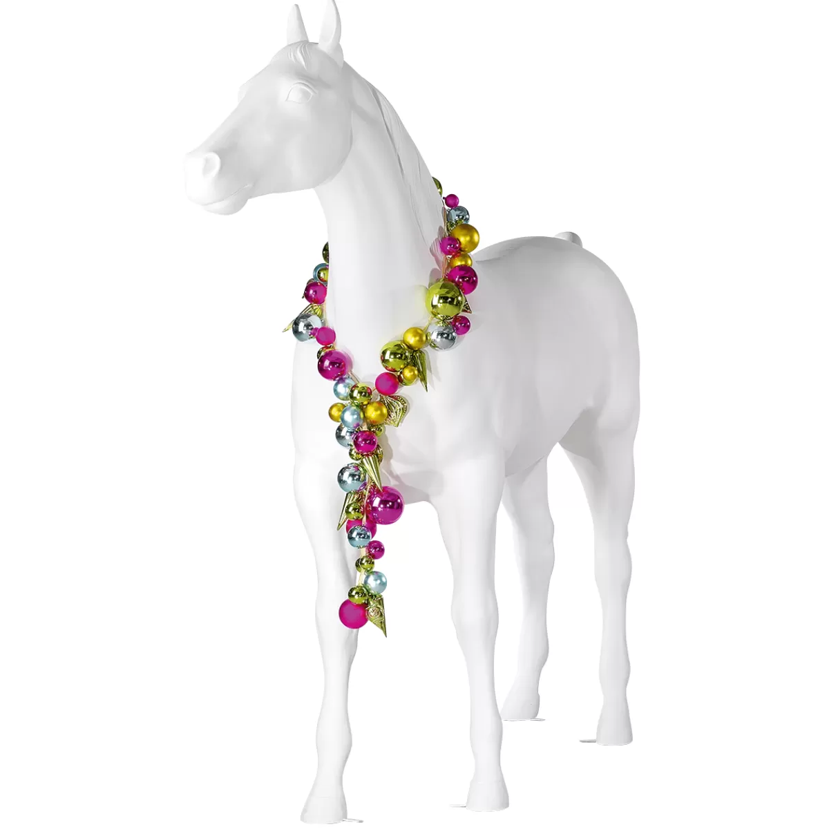 DecoWoerner Cheval Décoratif De 195 Cm De Haut,